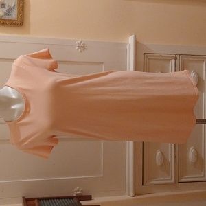J. Crew peach tee shirt dress Sz XS
